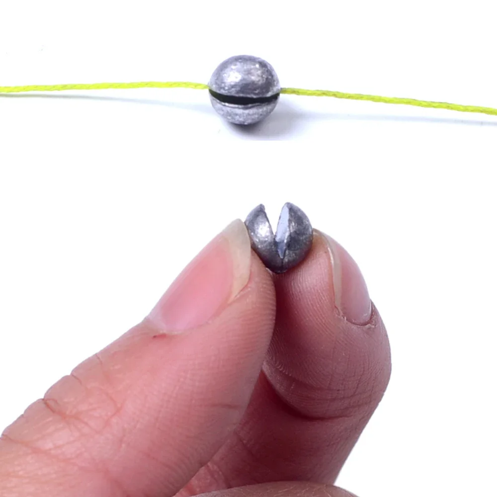 100pcs Round Split Shot Fishin - đánh giá và giá Fishing Equipment Tools