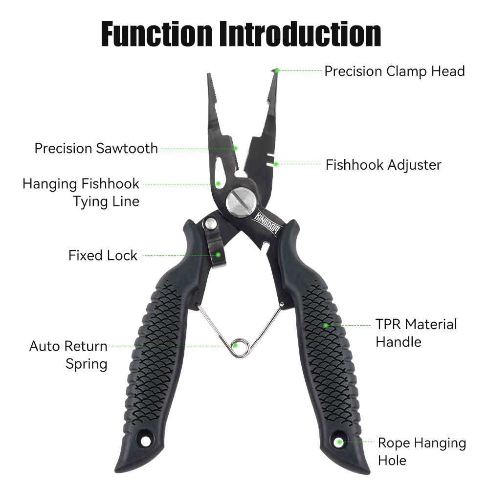 Kingdom Fishing Pliers Multifu - đánh giá và giá Fishing Equipment Tools