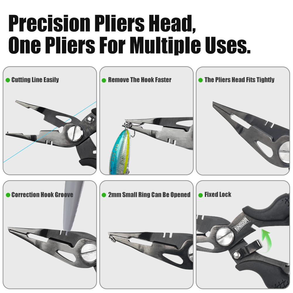 Kingdom Fishing Pliers Multifu - đánh giá và giá Fishing Equipment Tools