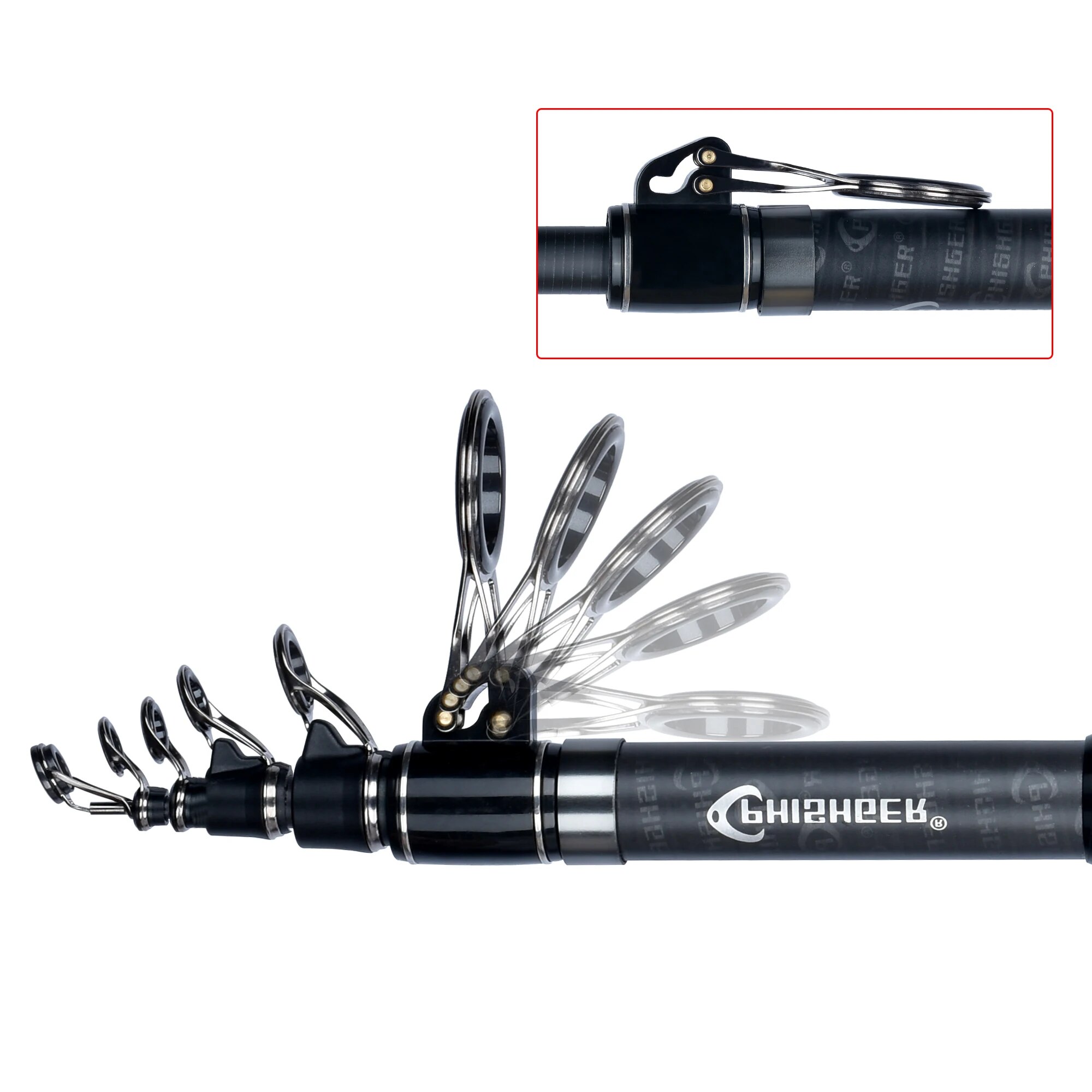 PHISHGER Telescopic Surf Spinn - đánh giá và giá Surf Fishing Equipment