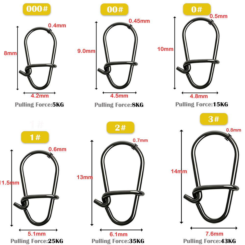 GOBAIT 100Pcs Black Stainless  - đánh giá và giá Fishing Quest