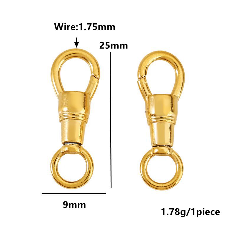 2pcs Stainless Steel Clasp Str - đánh giá và giá Circle Hook Set